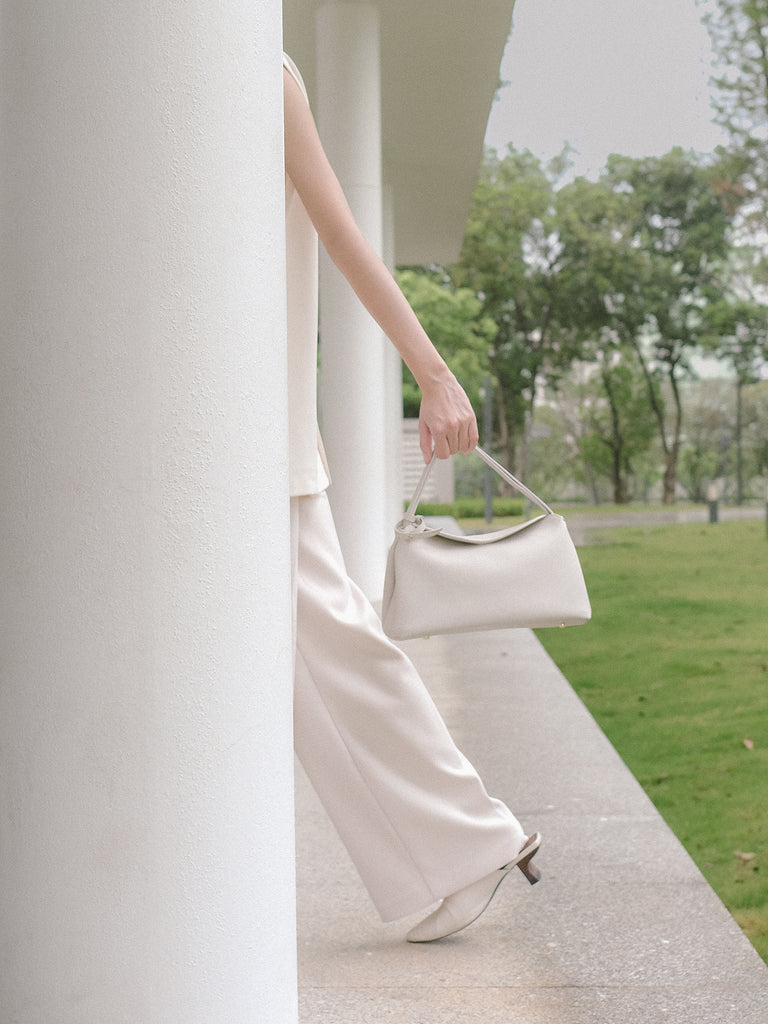 New Corn Leather Two-Tone Hobo - O.N.E - shoulder bag