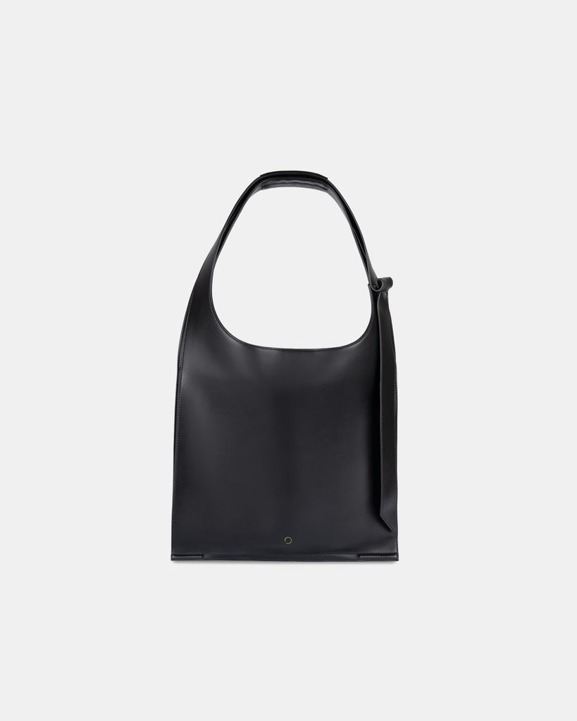 Demi Lune Leather Bucket Bag